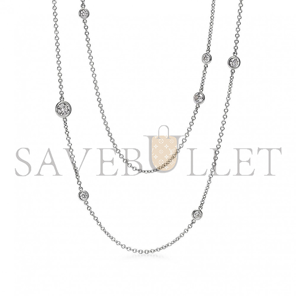 TIFFANY ELSA PERETTI® DIAMONDS BY THE YARD® SPRINKLE NECKLACE IN PLATINUM WITH DIAMONDS 43606125